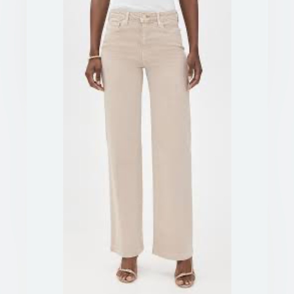 L'AGENCE Scottie High-Rise  Wide-Leg Jeans NWOT size 28( has Flaw)